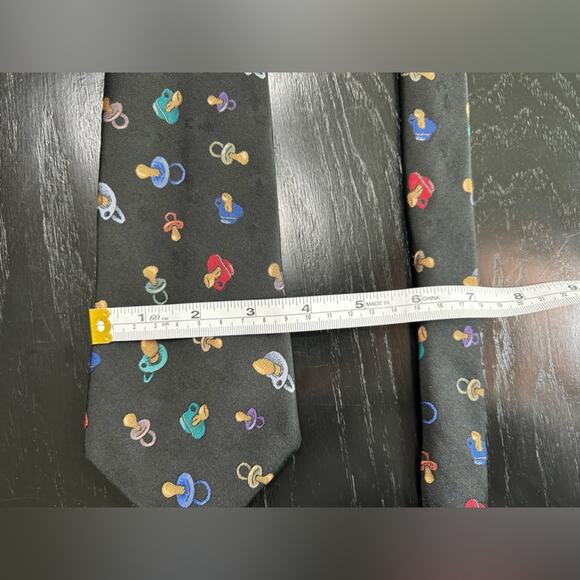 String beans tie- men’s tie- pacifier new dad , dad to be , fathers gift- binkie - Picture 10 of 11